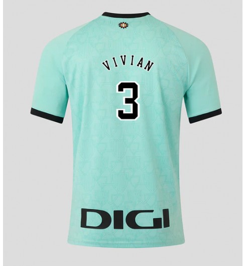 Moške Nogometnih dresov Athletic Bilbao Dani Vivian #3 Tretji 2025-26 Kratki rokavi Moške Nogometnih dresov Athletic Bilbao Dani Vivian #3 Tretji 2025-26 Kratki rokavi